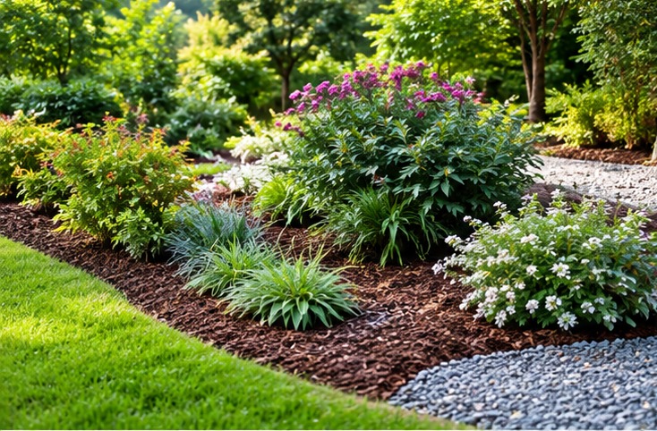 Seasonal flower border