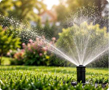 Landscape Irrigation Services — Hind Landscape Co. landscaping project photo